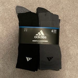 Adidas Men’s Cushioned Crew Socks NWT